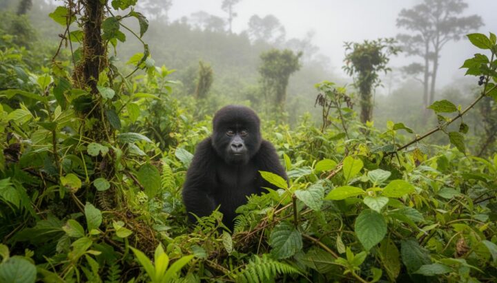 Природоохранный успех в Конго: в парке Вирунга родилась горная горилла