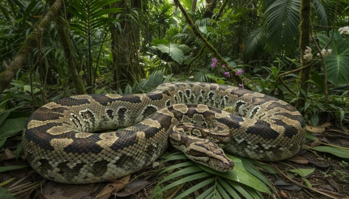 Мировой рекорд: в Индонезии зафиксирована самая длинная змея в дикой природе