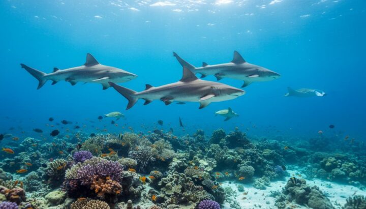 Исследование на Фиджи: тупорылые акулы оказались социально активными хищниками