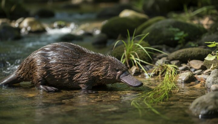 Исследование: в шерсти утконоса обнаружены полые структуры птичьего типа