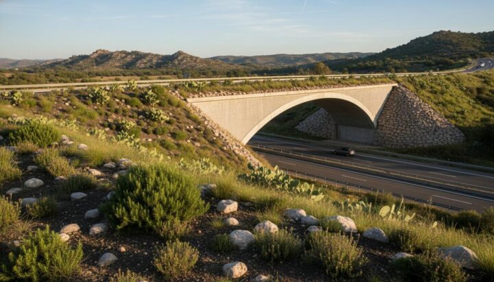 Строительство крупнейшего экодука в Мадриде: защита путей миграции животных