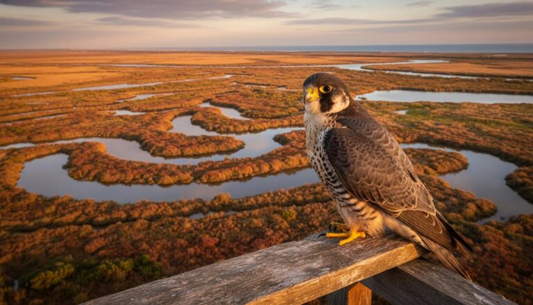 Гнездование сапсанов в Испании: восстановление популяции в заповеднике