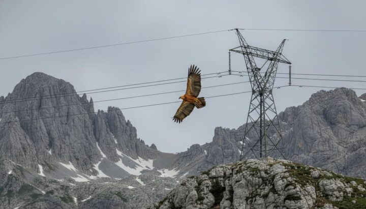 Гибель бородача в Пикос-де-Эуропа: риски для исчезающих птиц на ЛЭП