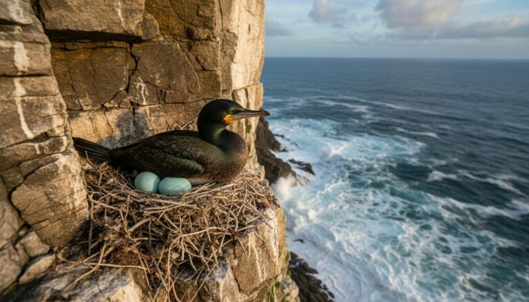 Мониторинг редких птиц: в Испании следят за выживанием хохлатых бакланов