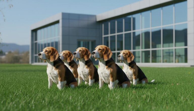 Гуманный финал: в Испании биглей после лабораторных опытов передают владельцам