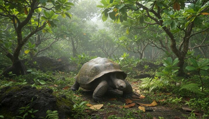 Сейшельские гигантские черепахи восстановили экосистему за шесть месяцев