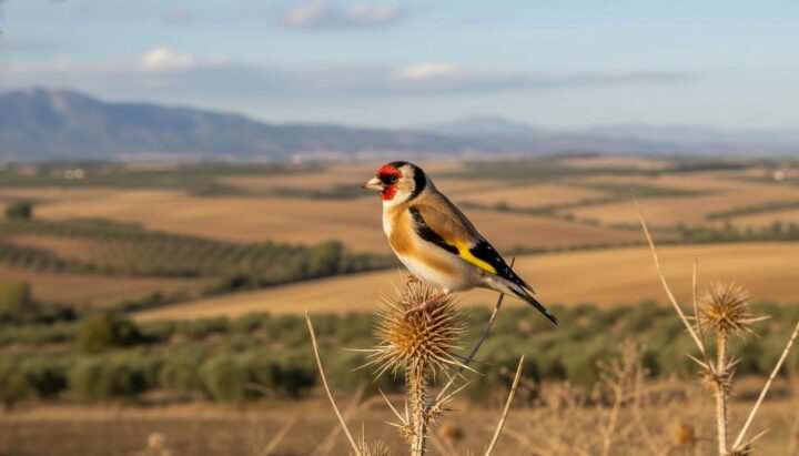 Популяция черноголового щегла в Испании сократилась на 43 процента