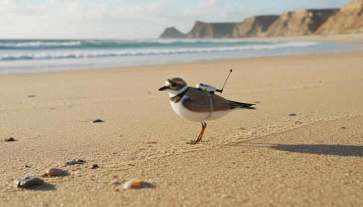 Миграция морского зуйка: ученые отследили путь птицы с помощью GPS-датчиков