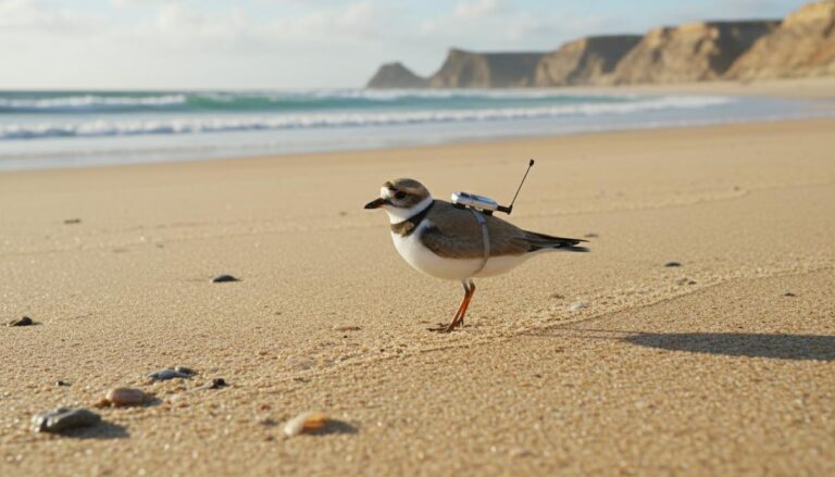 Миграция морского зуйка: ученые отследили путь птицы с помощью GPS-датчиков