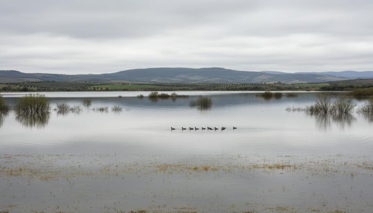 Уровень воды в водохранилище Эль-Викарио ограничил биоразнообразие птиц