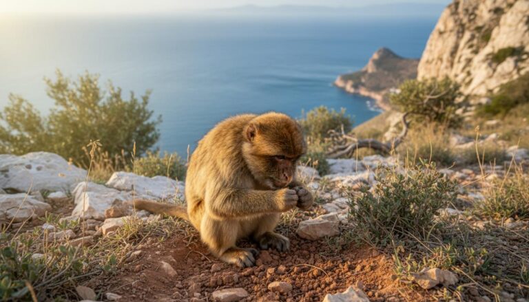 Гибралтарские макаки: влияние туристической диеты на поведение приматов