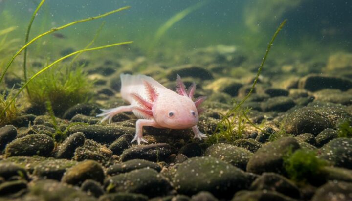 Обнаружение мексиканского аксолотля в Уэльсе: риски торговли фауной